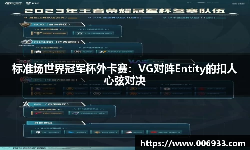 标准场世界冠军杯外卡赛：VG对阵Entity的扣人心弦对决